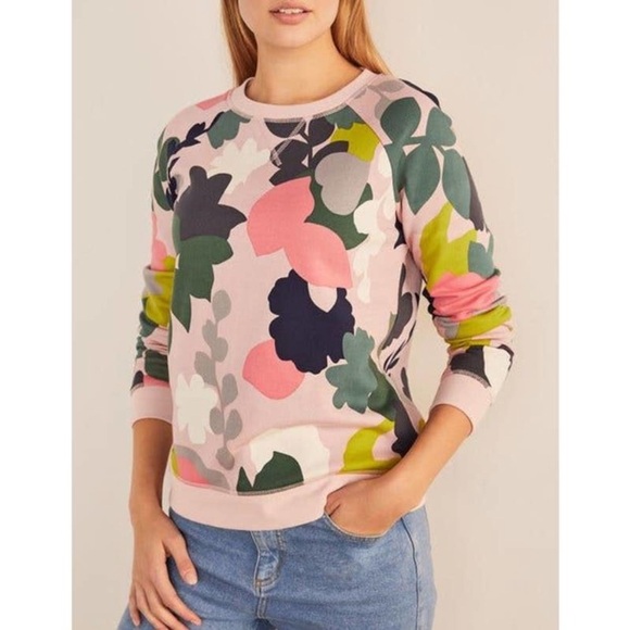 Boden Tops - Boden Floral Bloom Sweatshirt, size Medium